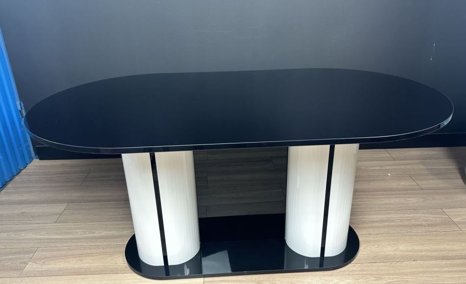 Stół nierozkładany MODEL „J” (czarno-biały połysk) - 3